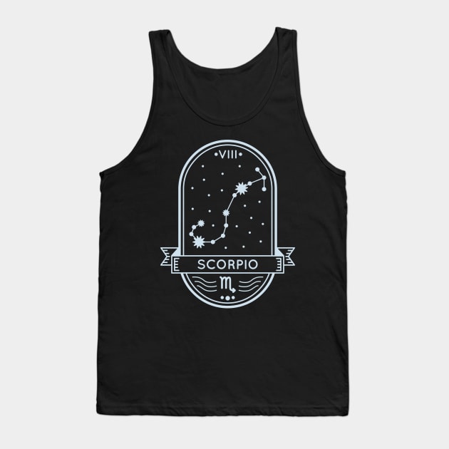 Scorpio Constellation Tank Top by Imaginariux